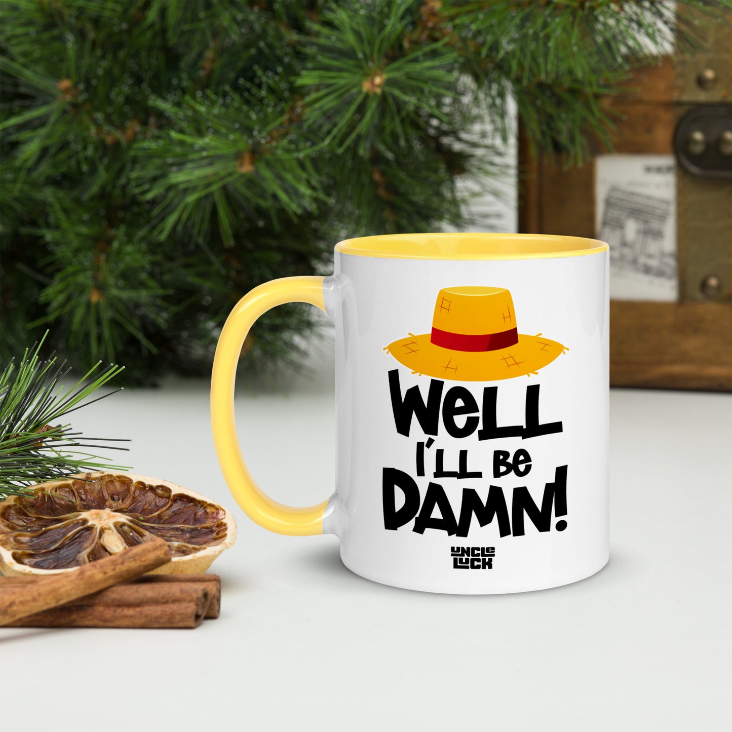 Uncle Luck Mug with Color Inside